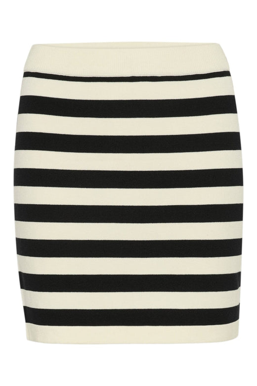 Gestuz - Gzalli Skirt 10910129 - 107569 - Black/Ivory Striped