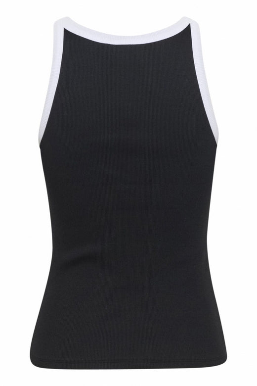 Gestuz - Gzdrew Contrast Logo Tank 10910270 - 100017 - Black