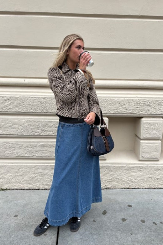 Forudbestilling - Global Funk - Junea-G - 951 Mid Vintage Blue Nederdele 