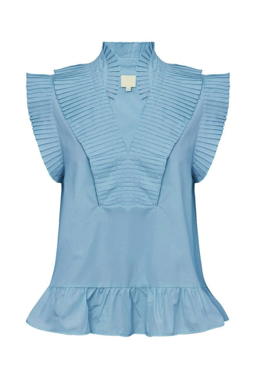 Forudbestilling - Gossia - Anngo Top G1877 - Ice Blue Toppe 