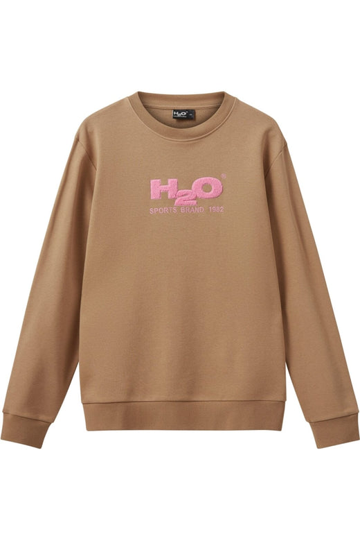 H2O - Logo Sweat O'Neck - 7255 Oak/Flamingo