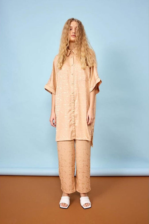 Forudbestilling - Hunkøn - Jade trousers - Camel (Maj) Bukser 