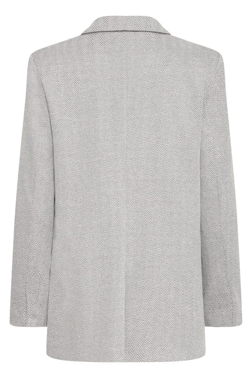 Ichi - Ihkate Jacquard Oversize Bl 20121605 - 900000482 - Sharkskin Herringbone