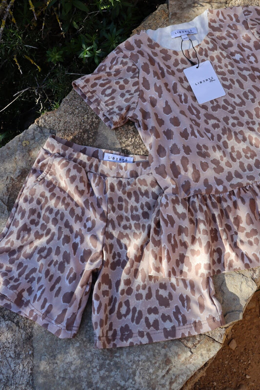 Liberte - Alma-Shorts (Kids) 9617 - Desert Lux Leo