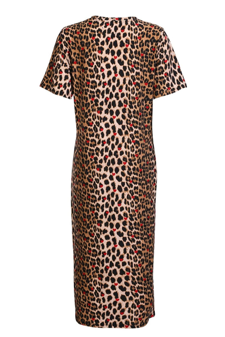 Liberte - Alma-Ss-Twist-Dress 9586 - Lux Leo Red Heart