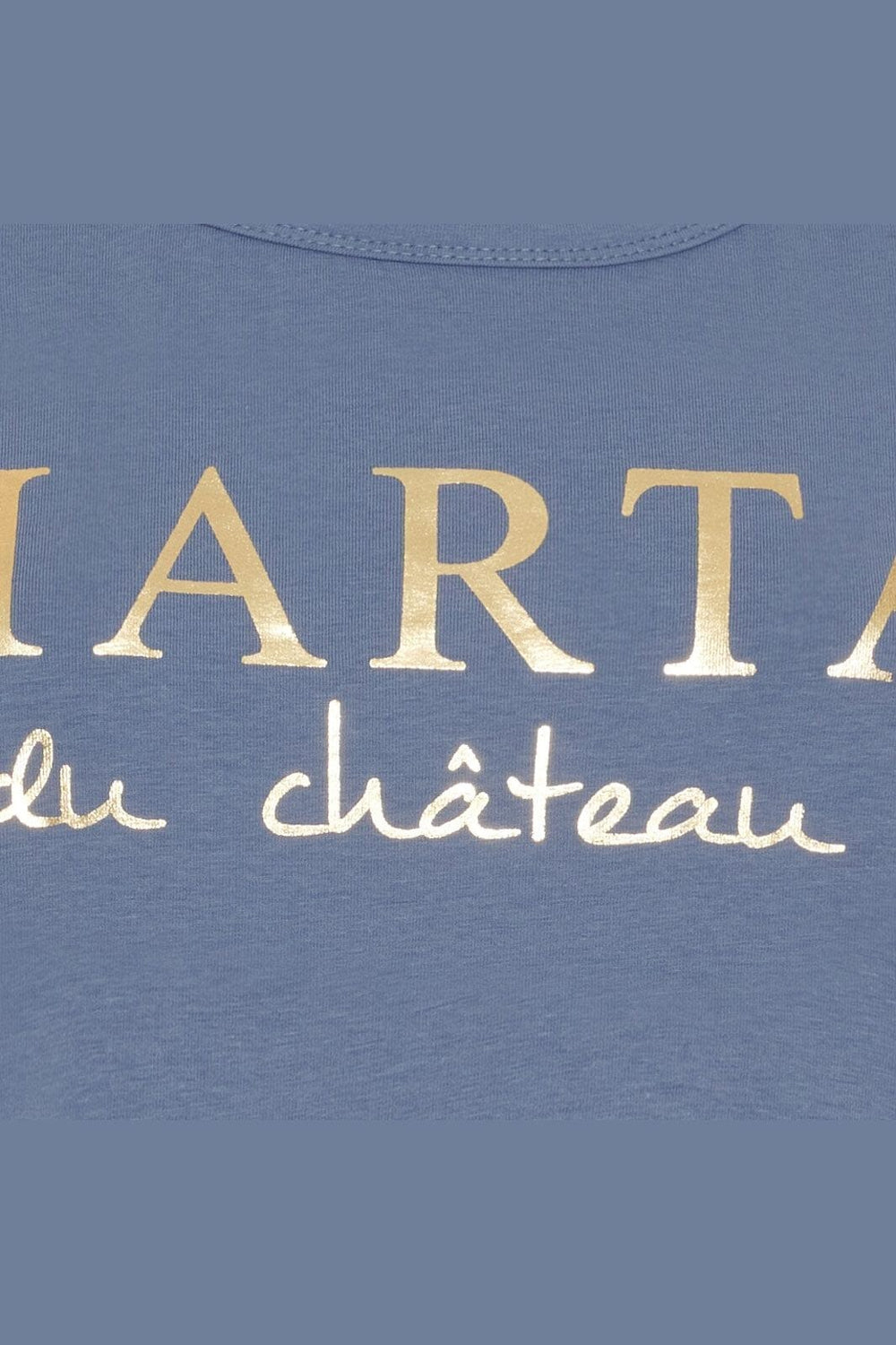 Marta Du Chateau - Mdcjeanette Tee MT-002-S - Denim Blue