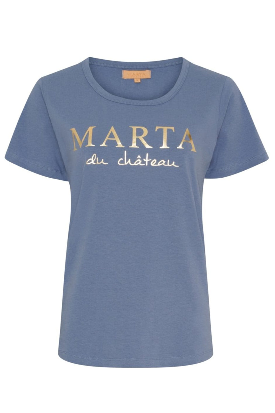 Marta Du Chateau - Mdcjeanette Tee MT-002-S - Denim Blue