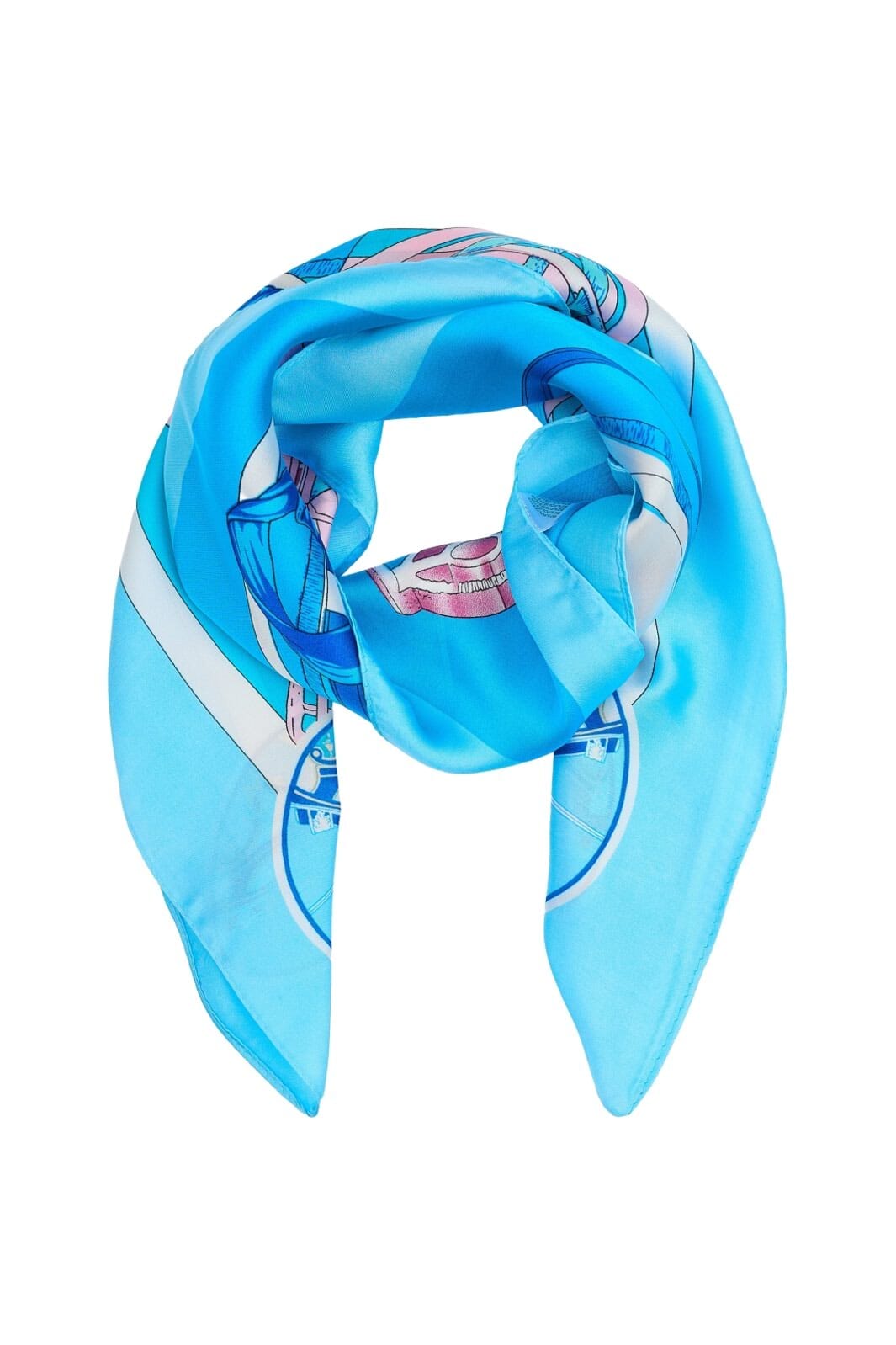 Marta Du Chateau - Mdcjuline Scarf FA-60176 - Blue