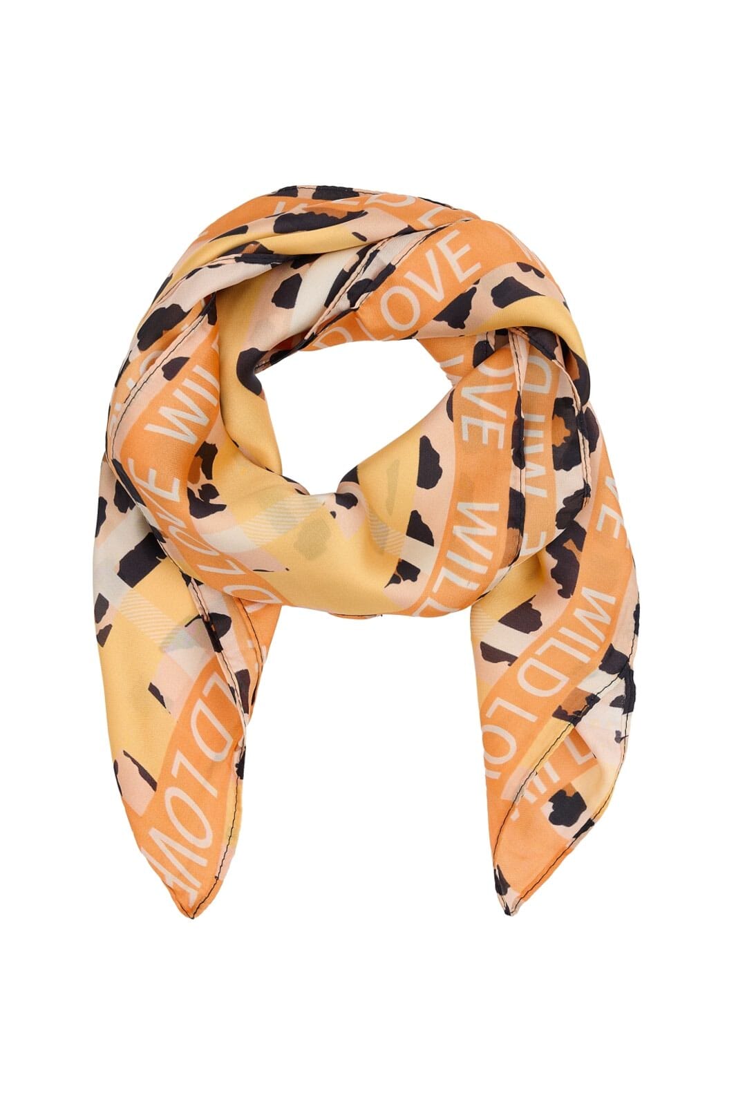 Marta Du Chateau - Mdcjuline Scarf FA-60177 - Orange/Yellow