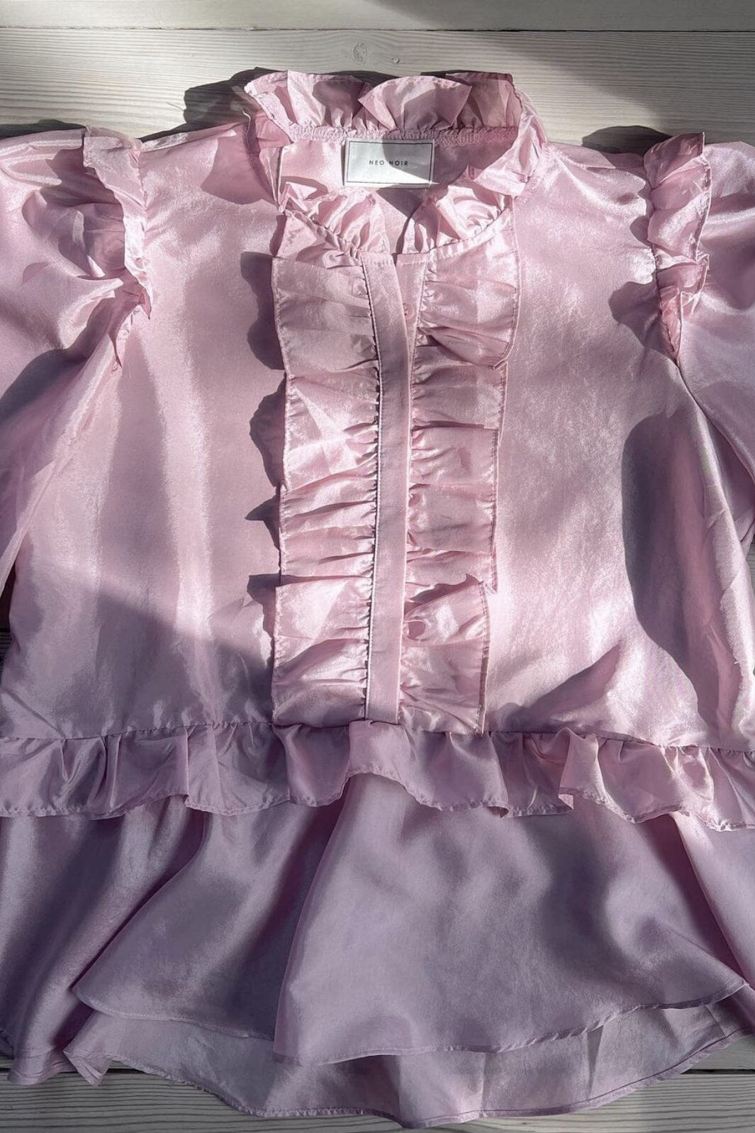 Forudbestilling - Neo Noir - Hawaii Solid Blouse - ROSE (Slut April) Bluser 