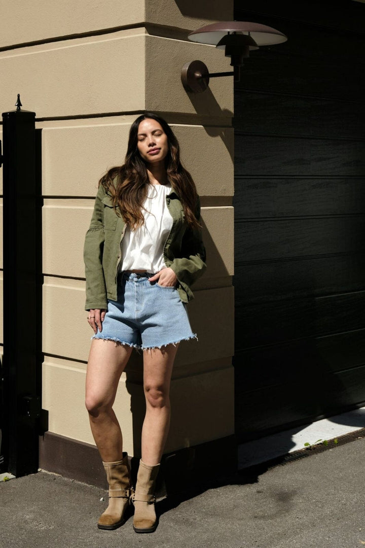 Forudbestilling - Neo Noir - Jaynor Jacket 165157 - 151 - Army Jakker 