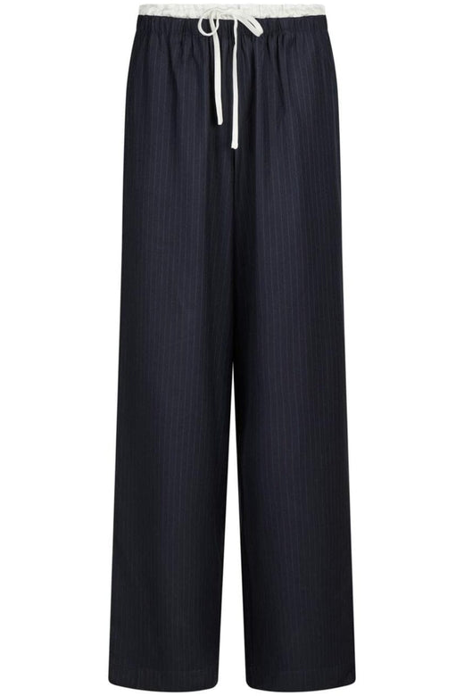 Forudbestilling - Neo Noir - Julius Pinstripe Pants 164718 - 141 - Navy Bukser 