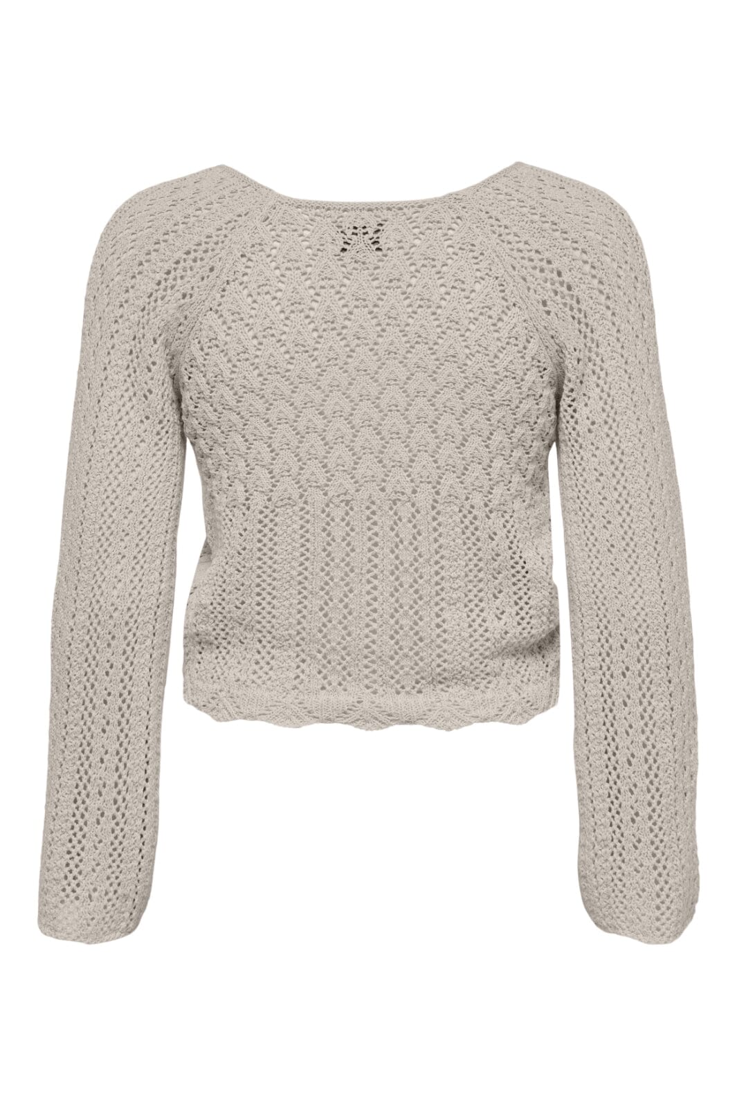 Forudbestilling - Only - Onlnola Life Ls Ruching Pullover Knt - 4030617 Pumice Stone Melange