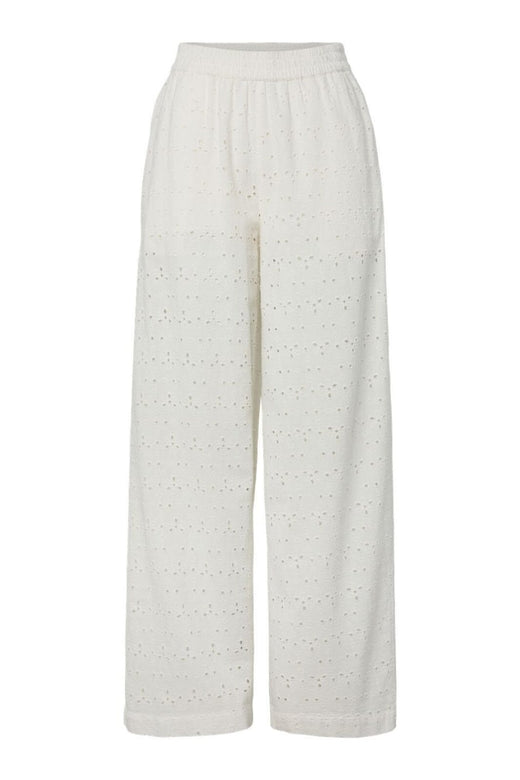 Pieces - Pctyla Wide Pants Pp - 4935355 Cloud Cream
