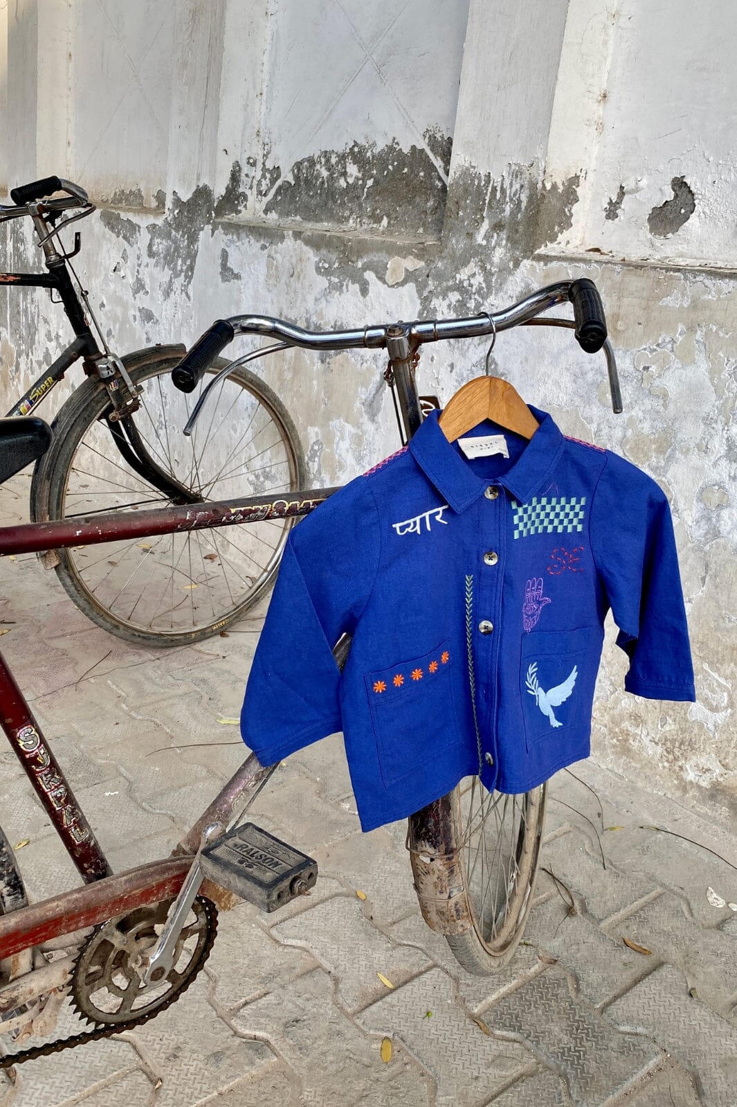 Forudbestilling - Sissel Edelbo - My Mini Organic Cotton Jacket - Ultramarine Blue (Maj/Juni) Jakker 