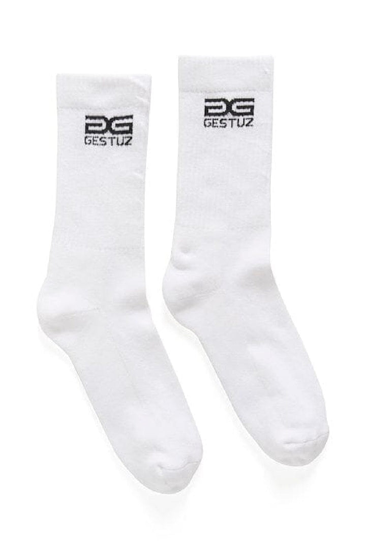 Gestuz - GestuzGZ new logo socks - Bright White Strømper 