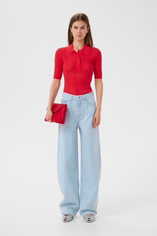 Gestuz - Gzclene Top 10911077 - 181660 - Tomato Toppe 