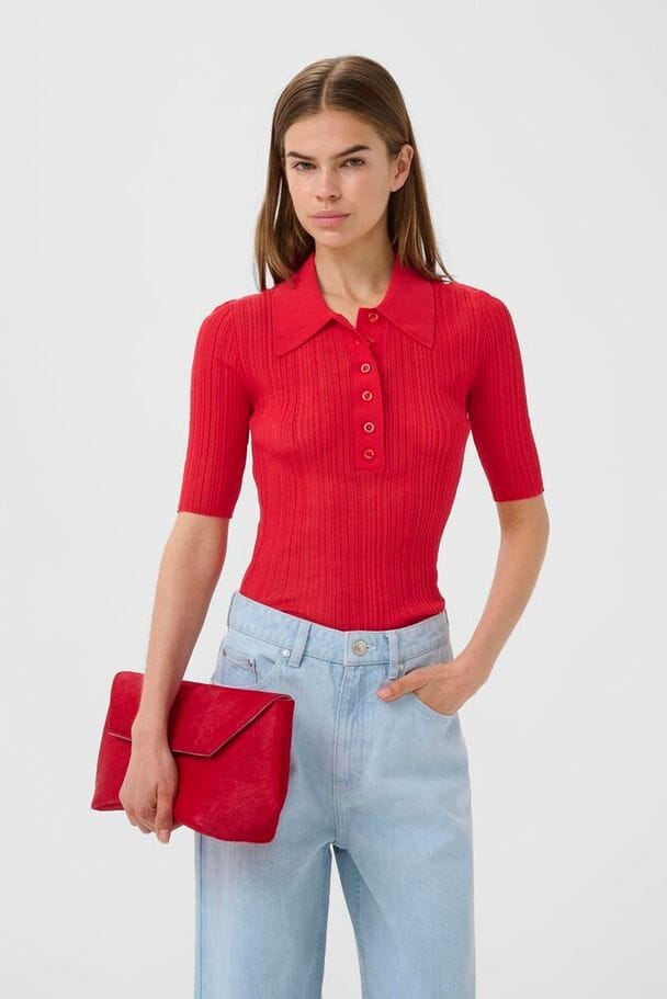 Gestuz - Gzclene Top 10911077 - 181660 - Tomato Toppe 