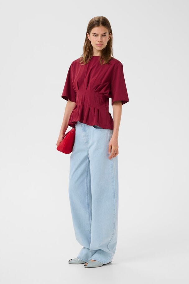 Gestuz - Gzinez Tee 10910147 - 191724 - Cabernet Bluser 