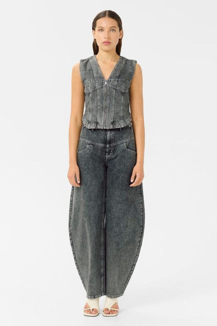 Gestuz - Gzjosie Barrel Jeans 10910303 - 107905 - Greige Denim Wash