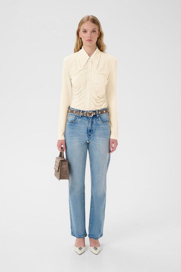 Gestuz - Gzlaily Shirt 10909965 - 110103 - Egret Skjorter 