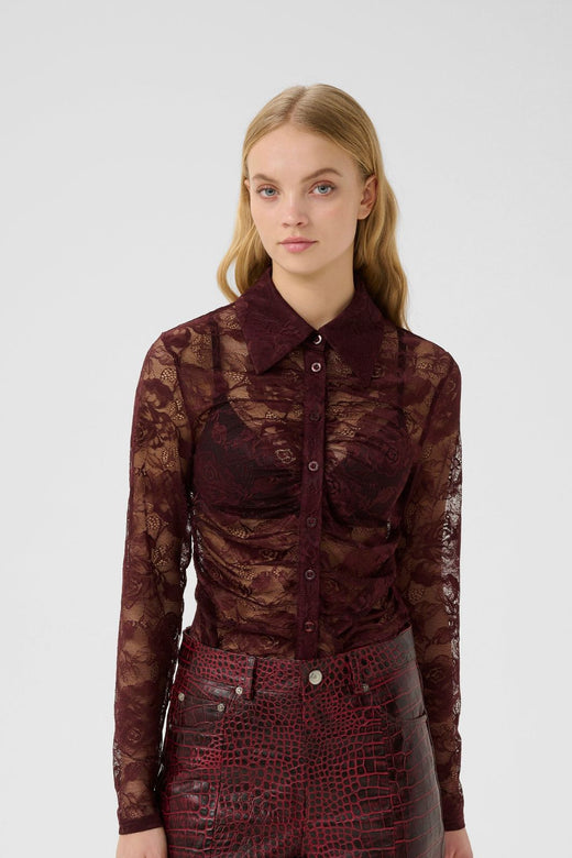 Gestuz - Gzleala Shirt 10910526 - 108291 - Aronia Skjorter 