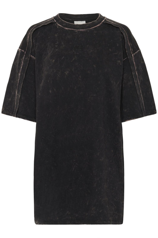 Gestuz - Gzneia Oz Tee 10910657 - 108377 - Black Brown Washed T-shirts 