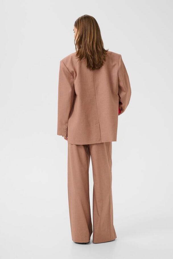 Gestuz - Gzpaula Oz Blazer 10910614 - 109220 - Burnt Marple Sugar Melange Blazere 