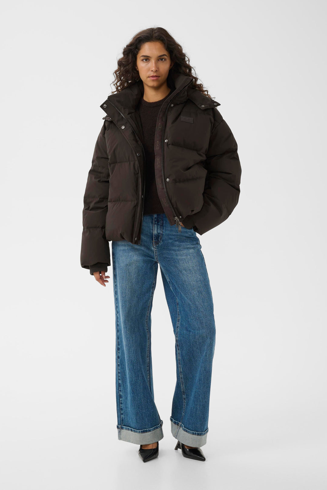 Gestuz - Gzroa Short Puffer 10911235 - 191018 - Ganache Jakker 