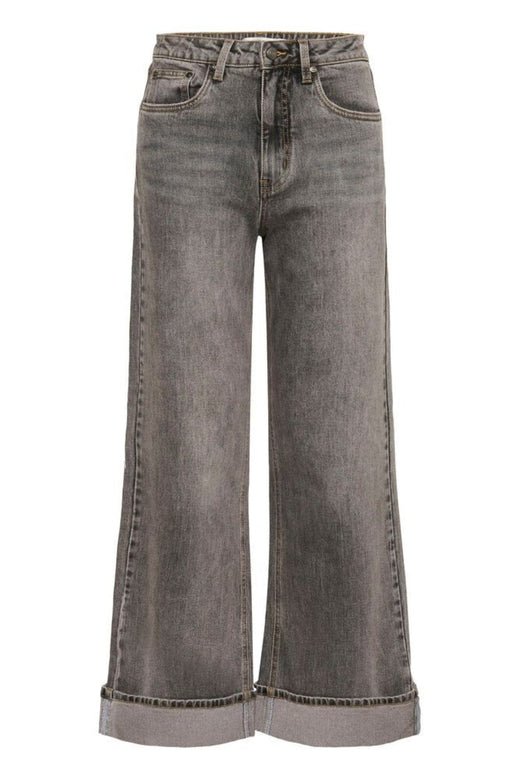 Gestuz - Gzsara Wide Jeans 10910809 - 102235 - Washed Light Grey Jeans 