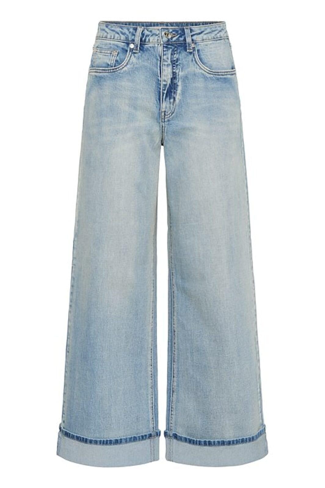 Gestuz - Gzsara Wide Jeans 10910809 - 104590 - Washed Blue