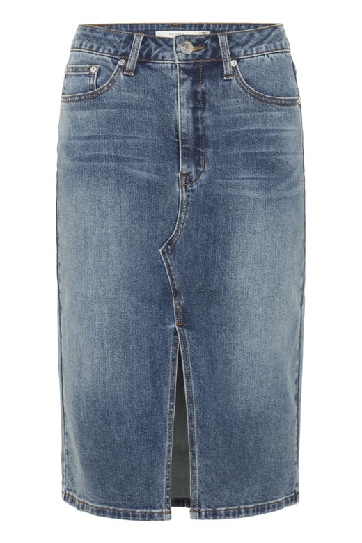 Gestuz - Gzviva Pencil Skirt 10910730 - 108303 - Vintage Blue Denim Nederdele 