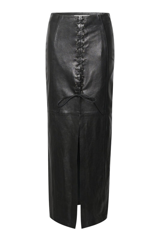 Gestuz - RodaniGZ HW long skirt - Black Nederdele 