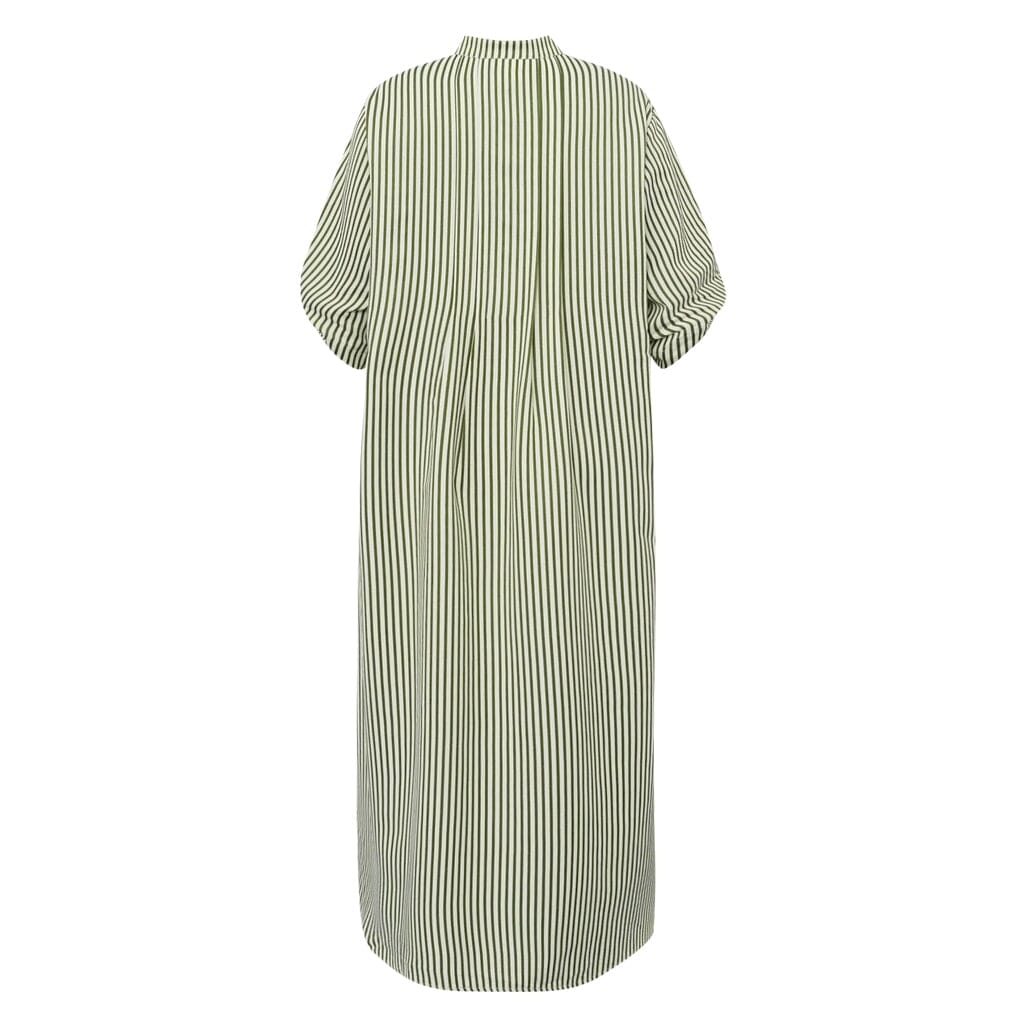Gossia - Alexago Jo Shirt Dress G1989 - Creme Army Stripes Kjoler 