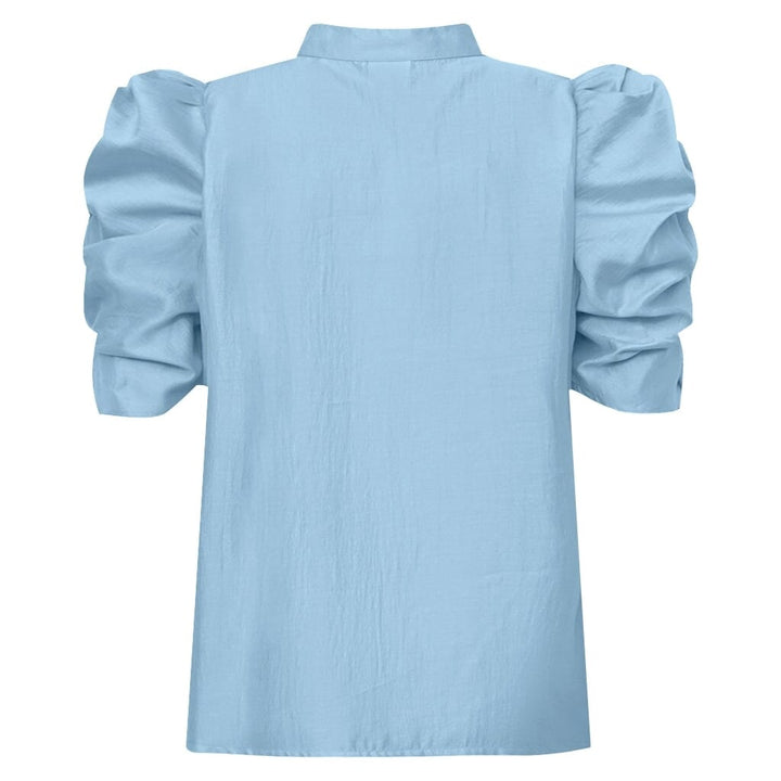 Gossia - Annsofigo Lull Blouse G2573 - Light Blue T-shirts 