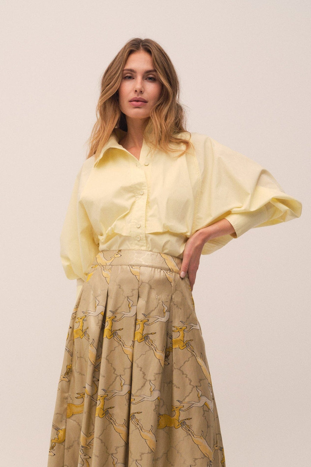 Gossia - Chalottego Shirt G2741 - Soft Lemon Skjorter 