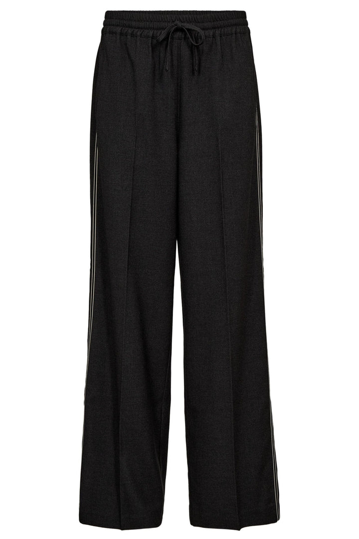 Gossia - Florencego Pants G2282 - Dark Grey Melange Bukser 