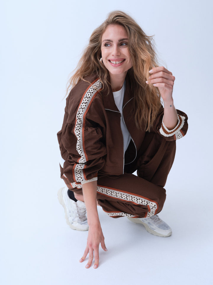 Gossia - Kiwgo Track Pants G2814 - Brown Bukser 