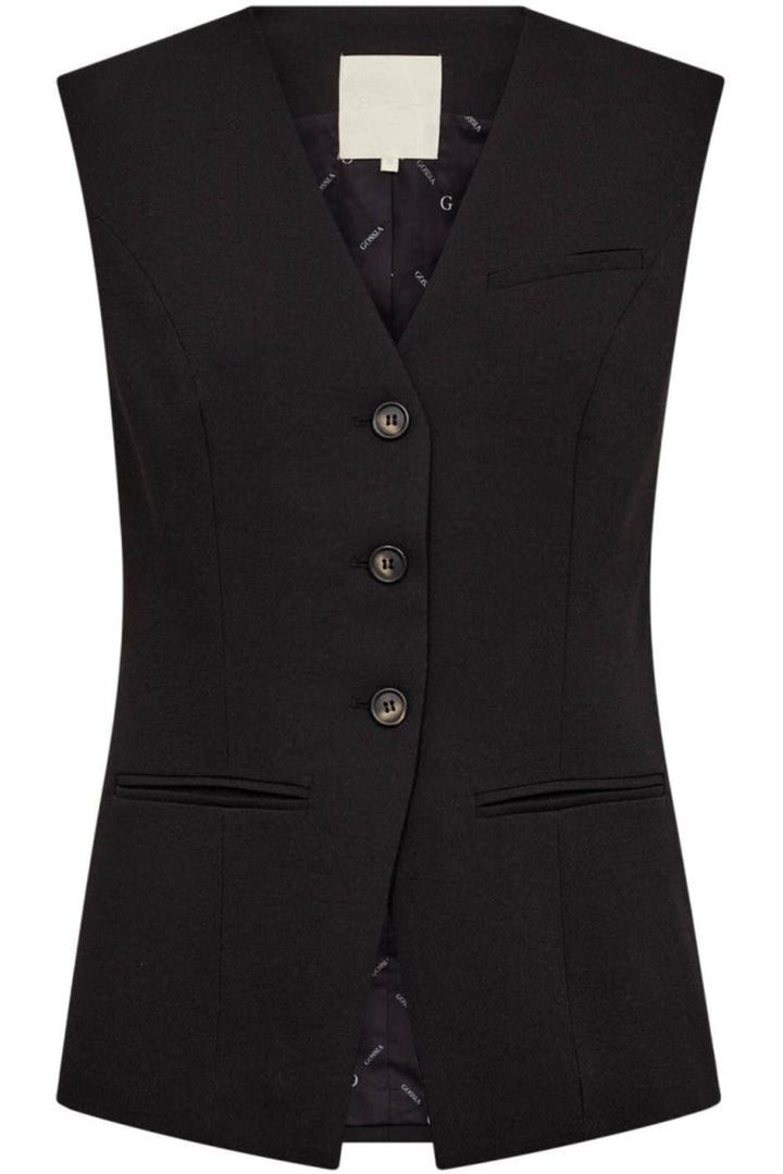 Gossia - Sharingo Vest G2549 - Black Veste 