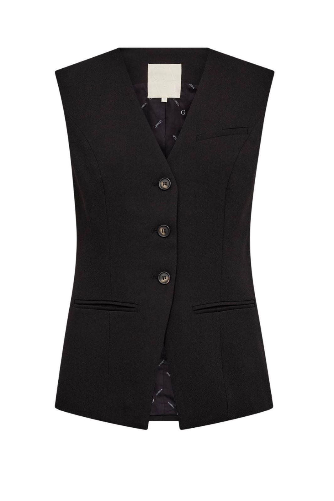 Gossia - Sharingo Vest G2549 - Black Veste 