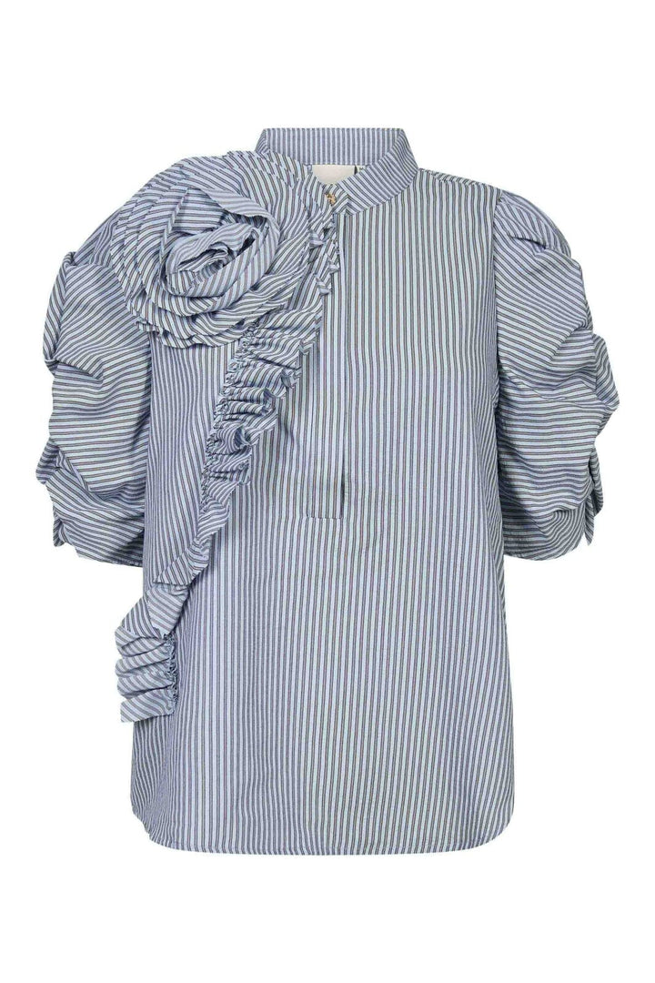 Gossia - Zabinago Ea Blouse G3229 - Dusty Blue