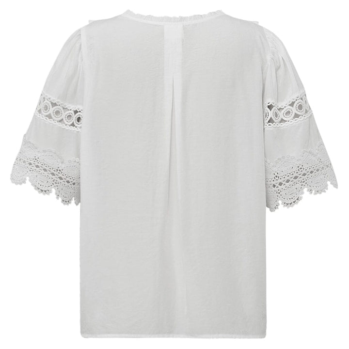Gossia - Zelinego Blouse G3003 - Off-White T-shirts 