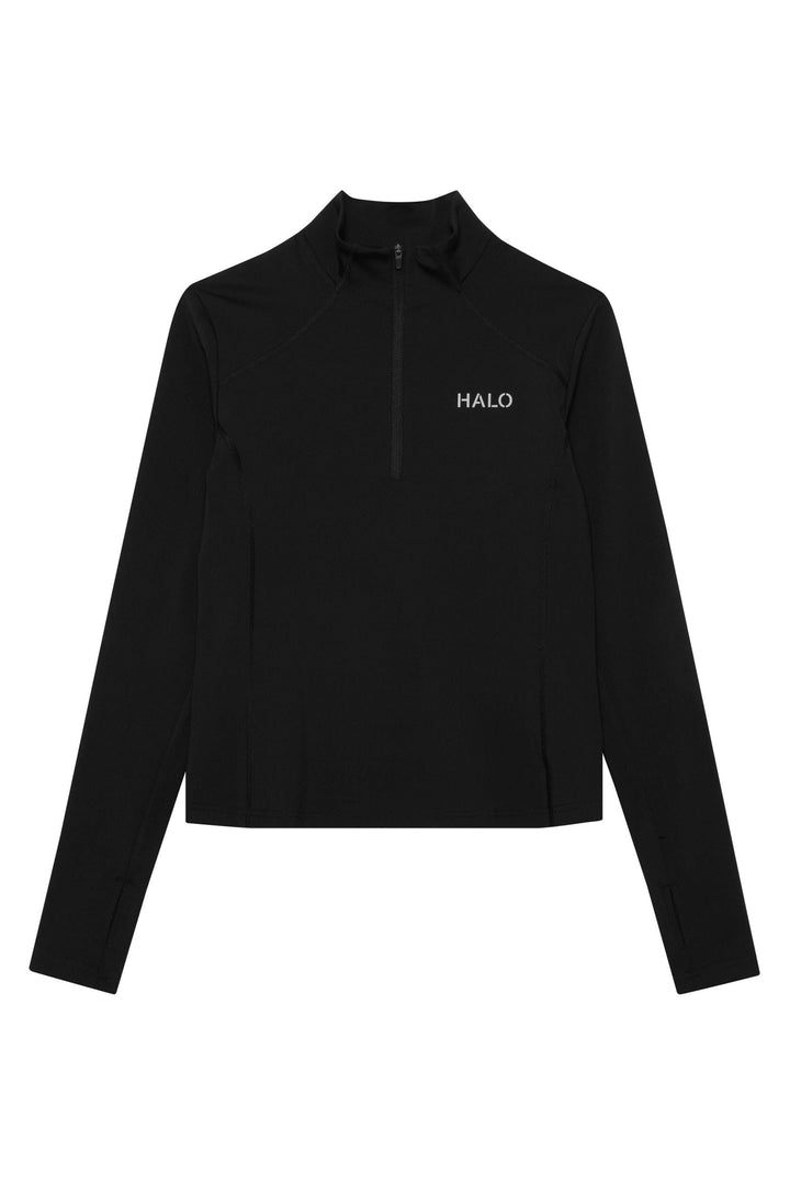 Halo - Women Training Half Zip 234360 - 2001 - Black Sweatshirts 