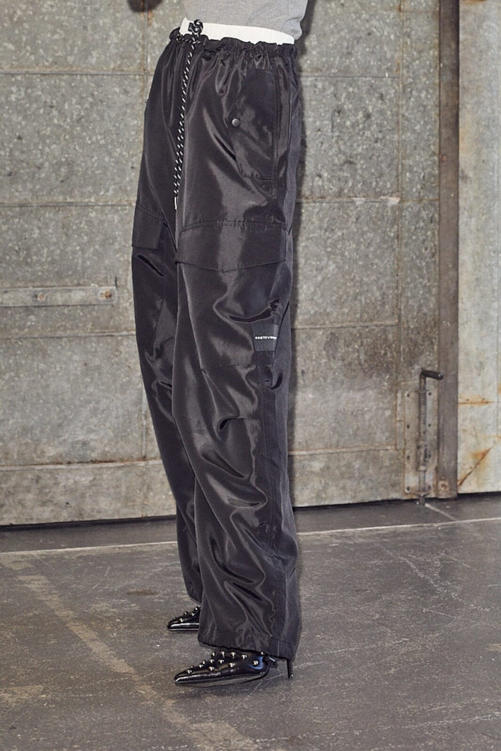 Haute L'Amitié - Cargo Pull On Trouser HL10265 - Black Bukser 