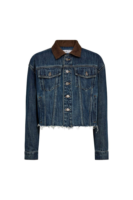 Haute L'Amitié - Denize Crop Denim Jacket HL10440 - Bleached Denim