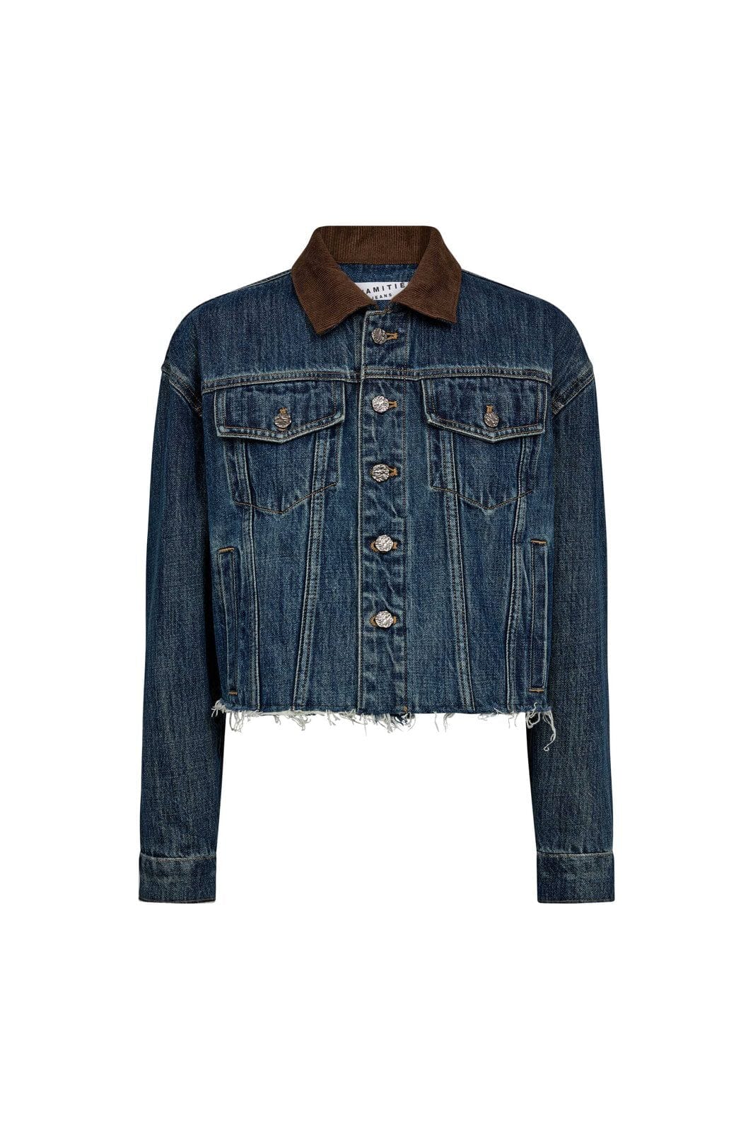 Haute L'Amitié - Denize Crop Denim Jacket HL10440 - Denim Blue