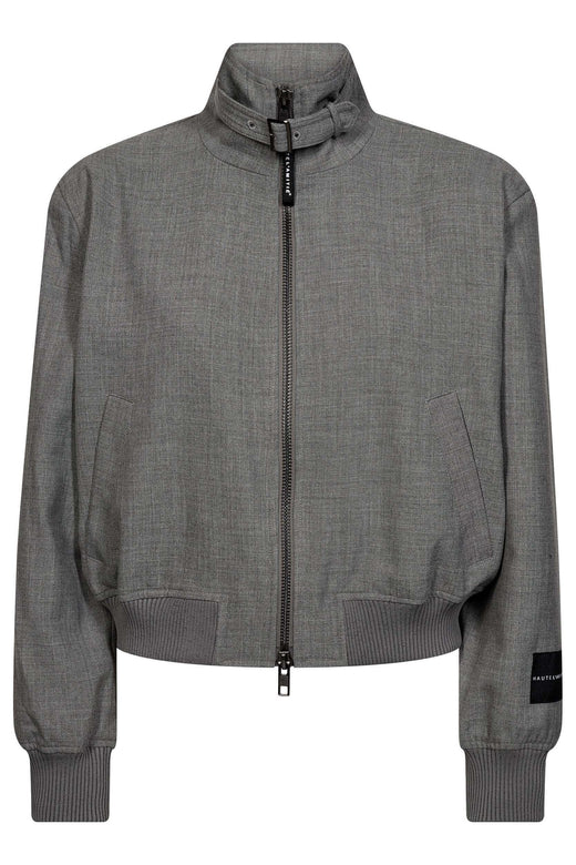 Haute L'Amitié - Essie Bomber Jacket Hl11162 - Grey Jakker 