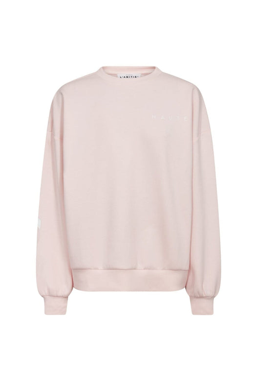 Haute L'Amitié - Maxi Split Logo Sweat HL10413 - Iced Rose