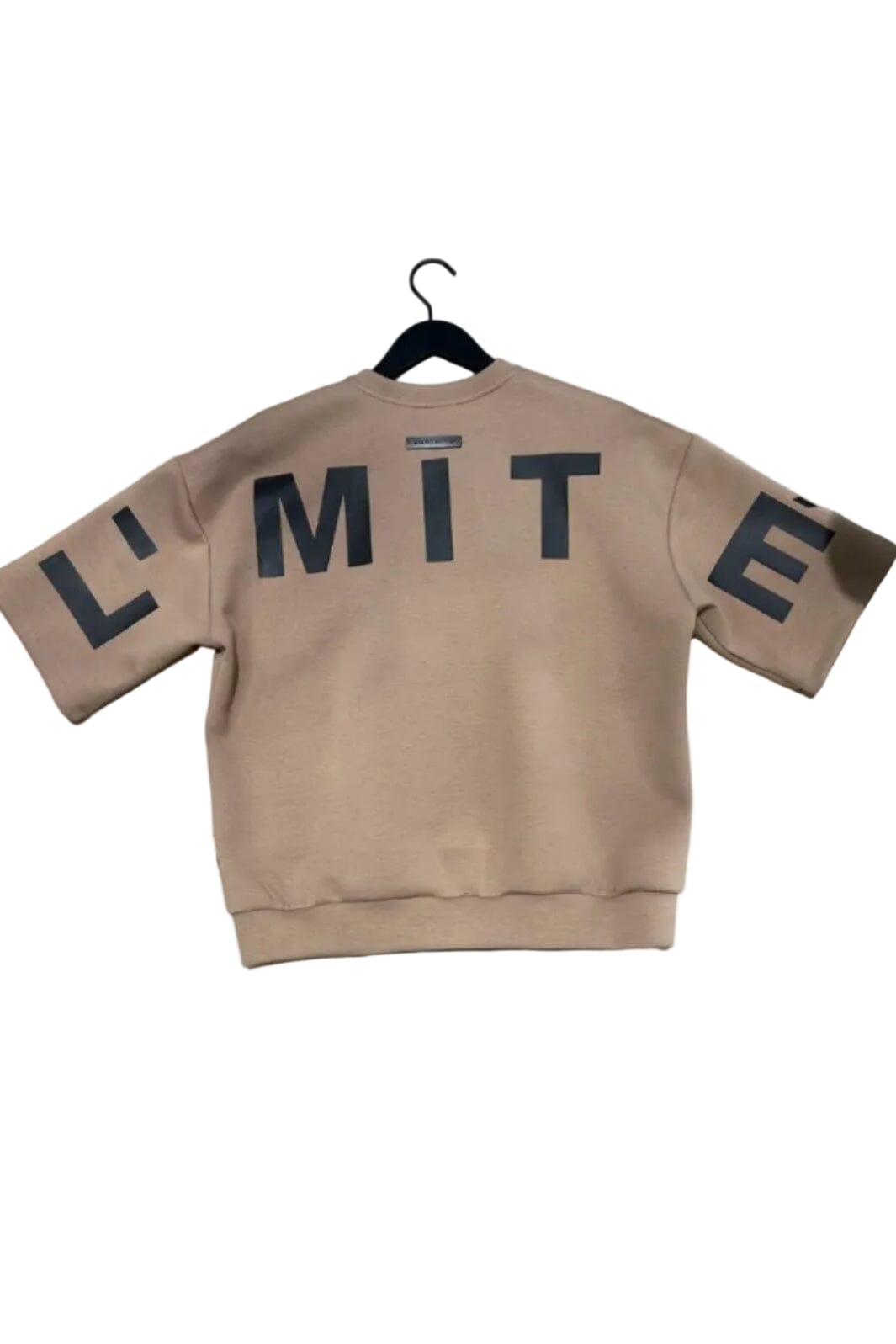 Haute L'Amitié - Maxi Split Ss Logo Sweat HL10461 - Walnut Sweatshirts 