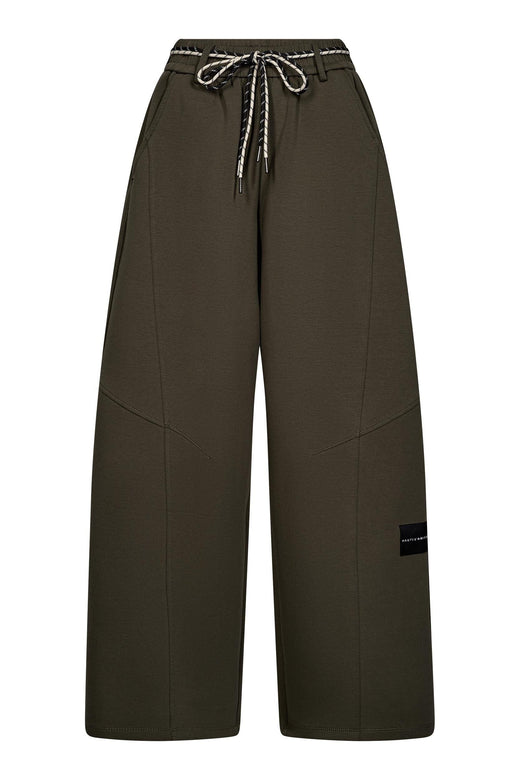 Haute L'Amitié - Maxi Split String Pants Hl10922 - Army Sweatshirts 